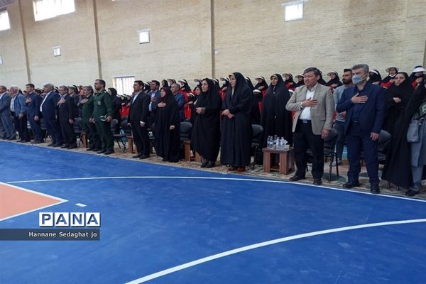 آیین افتتاحیه سالن ورزشی زنده‌یاد حسینعلی طباطبایی در هفته تربیت‌بدنی در شیراز