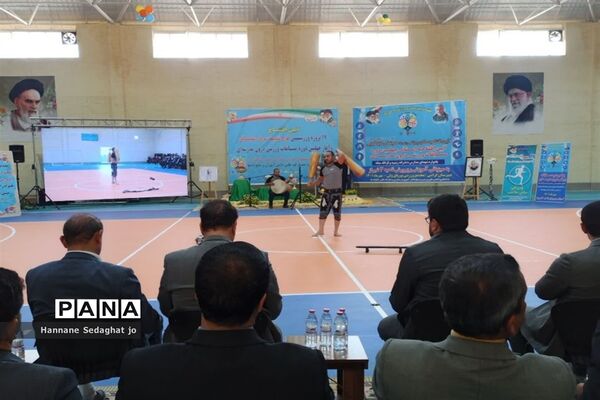 آیین افتتاحیه سالن ورزشی زنده‌یاد حسینعلی طباطبایی در هفته تربیت‌بدنی در شیراز