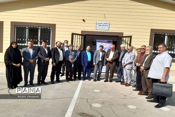 آیین افتتاحیه ساختمان آموزشی امام عصر(عج) در دبستان پسرانه اندیشه