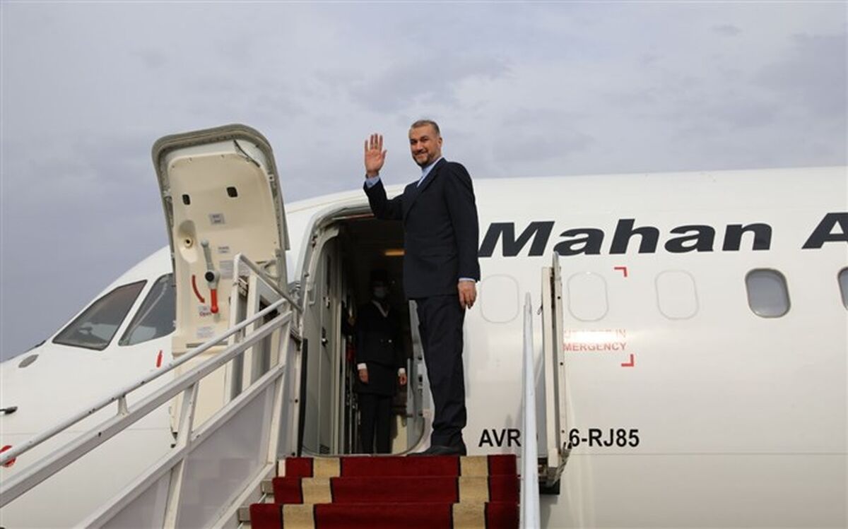 امیرعبداللهیان تهران را به مقصد ایروان ترک کرد
