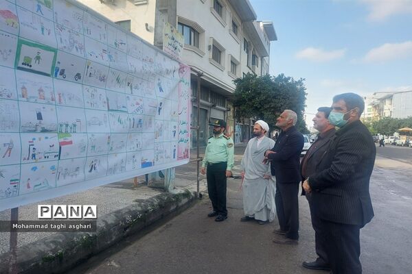 پویش «تشکر از پلیس» و «حجاب  و عفاف» در جویبار