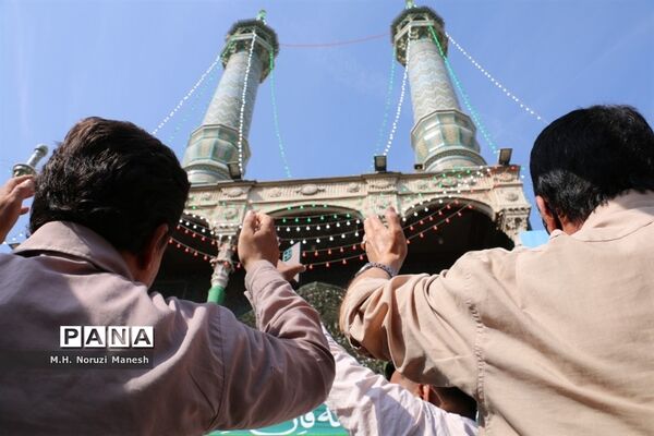 کاروان نمادین ورود حضرت فاطمه معصومه(س) به قم