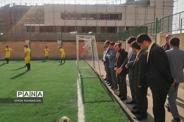 افتتاح زمین چمن دانش‌آموزی در شهرستان پردیس