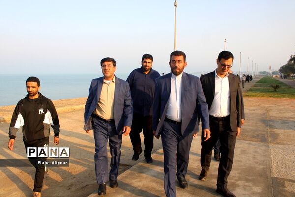 مراسم ورزش صبحگاهی کارکنان آموزش و پرورش استان بوشهر