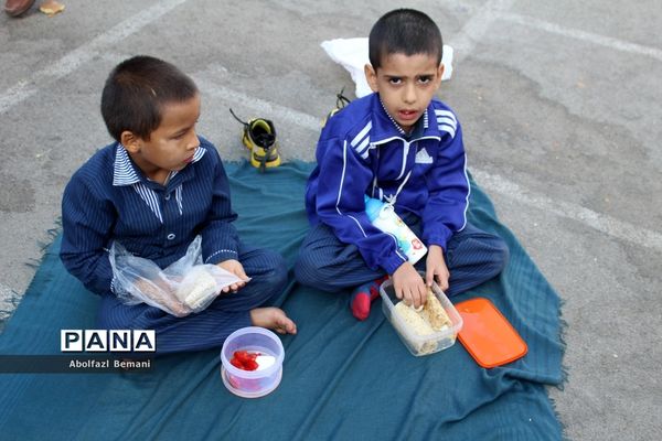 دورهمی صبحانه سالم در دبستان محمدی کاشانی قم-1