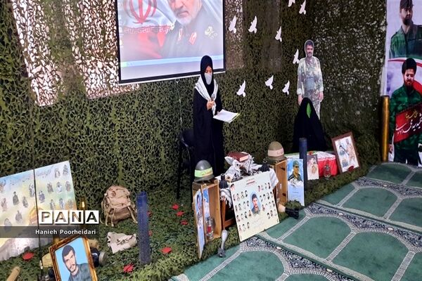 ‌یادواره شهدا در دبیرستان امامت قم