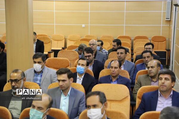 آئین تکریم و معارفه رئیس اداره حراست آموزش و پرورش کرمانشاه