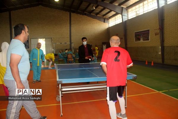 اجرای برنامه‌های ورزشی درموسسه خیریه معلولان ریحانه اسلامشهر