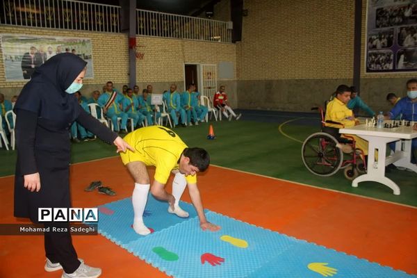 اجرای برنامه‌های ورزشی درموسسه خیریه معلولان ریحانه اسلامشهر