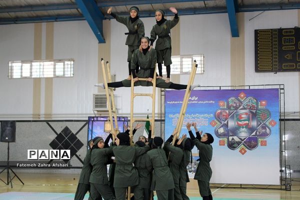 رزمایش استانی پدافند غیرعامل در مدرسه امامی سمنان