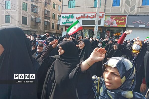 راهپیمایی مردم ملارد به مناسبت حادثه تروریستی شهدای حرم شاهچراغ (ع)