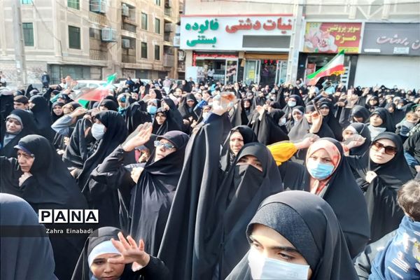 راهپیمایی مردم ملارد به مناسبت حادثه تروریستی شهدای حرم شاهچراغ (ع)