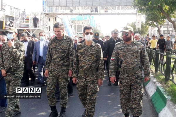 راهپیمایی باشکوه مردم شهرستان قرچک