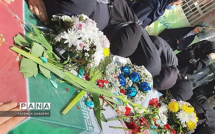 تشییع پیکر جانباز شهید «حداد صاحب‌نژاد»