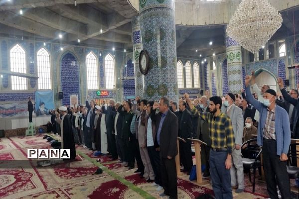 عزاداری و اعلام انزجار مردم خرمدره در پی حادثه تروریستی حرم شاهچراغ(ع)