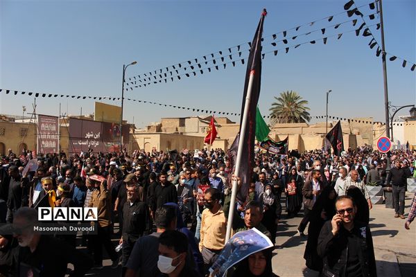 تشییع پیکر شهدای اقدام تروریستی حرم مطهر شاهچراغ (ع)