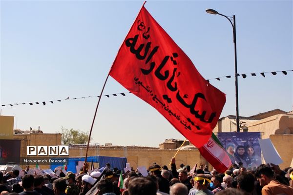 تشییع پیکر شهدای اقدام تروریستی حرم مطهر شاهچراغ (ع)