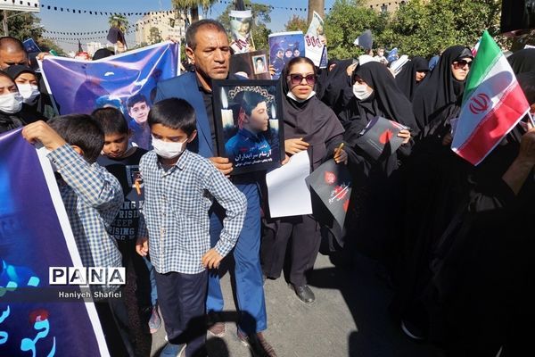 مراسم تشیع شهدای حرم شاهچراغ(ع)