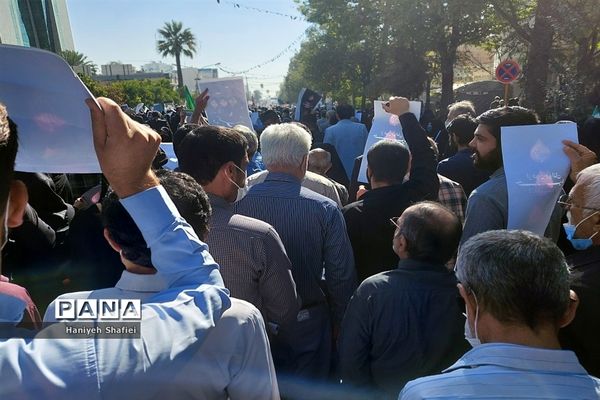 مراسم تشیع شهدای حرم شاهچراغ(ع)