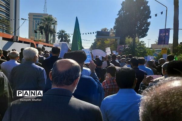 مراسم تشیع شهدای حرم شاهچراغ(ع)