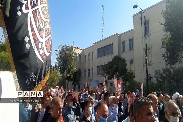 تشییع پیکر شهدای تروریستی حرم مطهر شاهچراغ (ع)