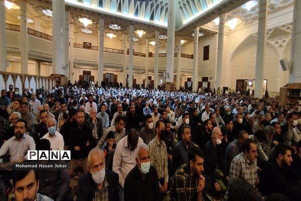 مراسم بزرگداشت شهدای حادثه تروریستی حرم مطهر شاهچراغ با حضور وزیر آموزش و پرورش