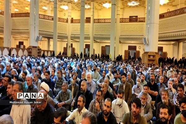 مراسم بزرگداشت شهدای حادثه تروریستی حرم مطهر شاهچراغ با حضور وزیر آموزش و پرورش