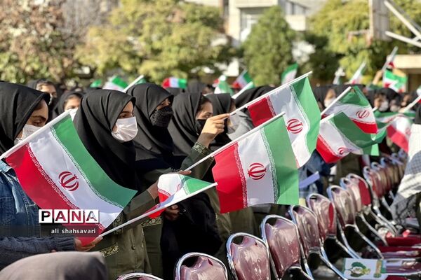 نواختن زنگ استکبارستیزی در مدارس کرمانشاه