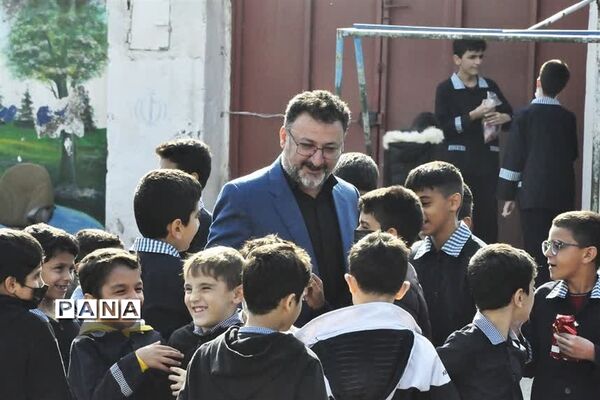 بازدید مدیر آموزش و پرورش ناحیه دو ساری از مدارس کم‌برخوردار