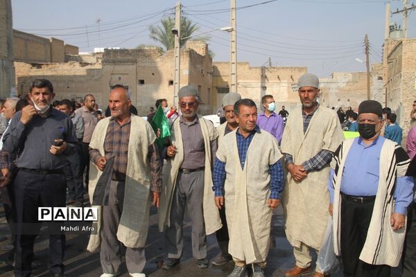 تشییع پیکر پاک دو شهید حادثه تروریستی شاهچراغ در بهبهان