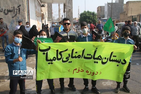 تشییع پیکر پاک دو شهید حادثه تروریستی شاهچراغ در بهبهان