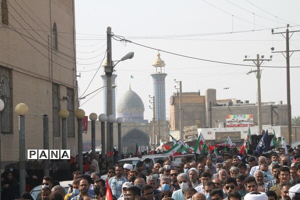 تشییع پیکر پاک دو شهید حادثه تروریستی شاهچراغ در بهبهان