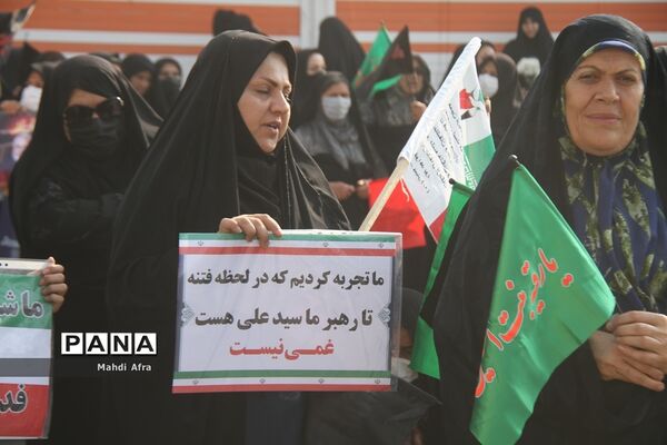 تشییع پیکر پاک دو شهید حادثه تروریستی شاهچراغ در بهبهان