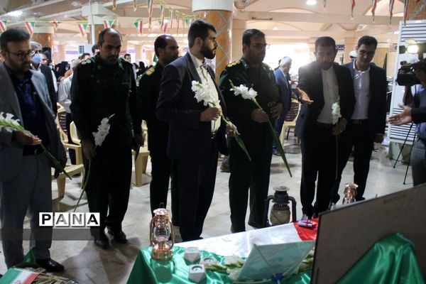 مراسم گرامیداشت دانش‌آموزان شهید جنایت تروریستی حرم مطهر احمد بن موسی شاهچراغ در بوشهر