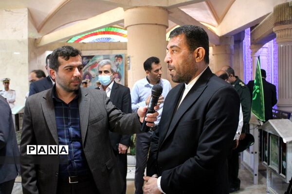 مراسم گرامیداشت دانش‌آموزان شهید جنایت تروریستی حرم مطهر احمد بن موسی شاهچراغ در بوشهر