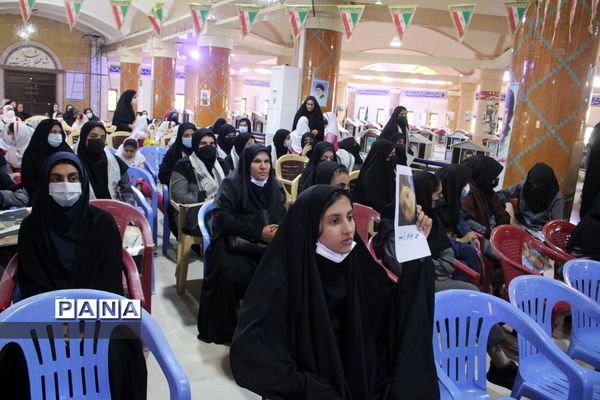 مراسم گرامیداشت دانش‌آموزان شهید جنایت تروریستی حرم مطهر احمد بن موسی شاهچراغ در بوشهر