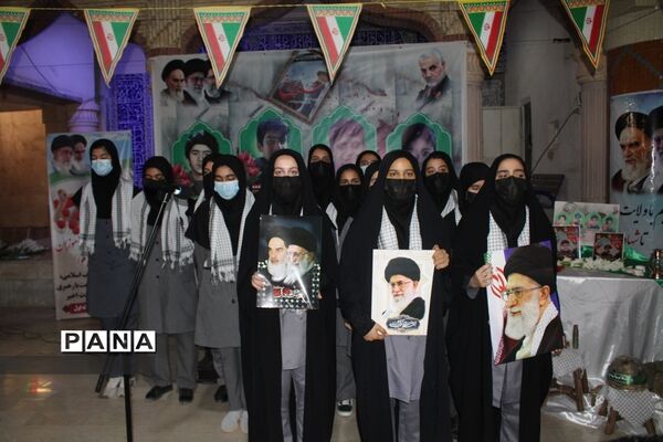 مراسم گرامیداشت دانش‌آموزان شهید جنایت تروریستی حرم مطهر احمد بن موسی شاهچراغ در بوشهر