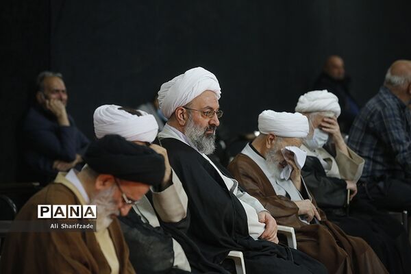مراسم تشییع پیکر آیت‌ الله اختری