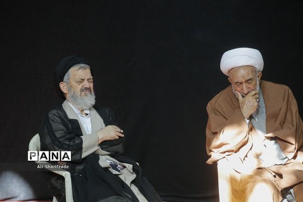 مراسم تشییع پیکر آیت‌ الله اختری