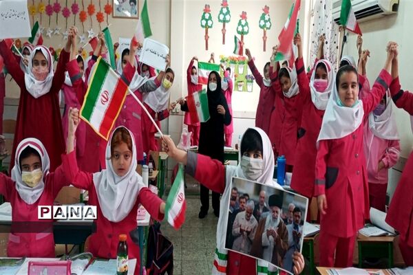 پویش دانش‌آموزی «پرچم نماد وطن» در اندیمشک