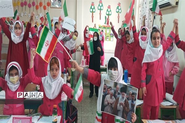 پویش دانش‌آموزی «پرچم نماد وطن» در اندیمشک