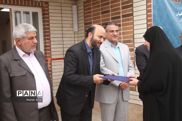 افتتاح آموزشگاه مشارکتی 12 کلاسه شهید رضا نگهبان در بهبهان