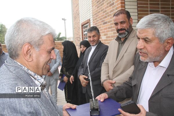 افتتاح آموزشگاه مشارکتی 12 کلاسه شهید رضا نگهبان در بهبهان