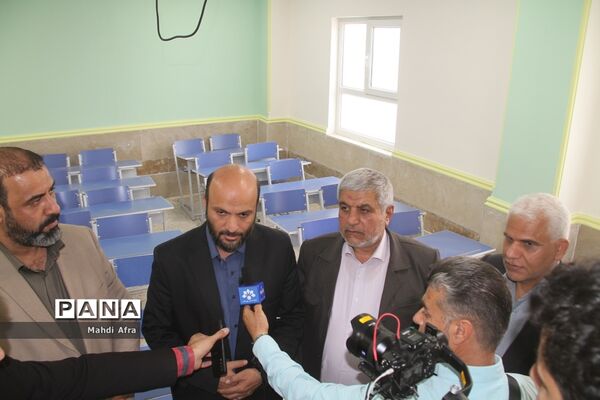 افتتاح آموزشگاه مشارکتی 12 کلاسه شهید رضا نگهبان در بهبهان