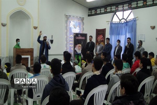 نواختن زنگ استکبارستیزی در مدارس شهرستان عباس آباد