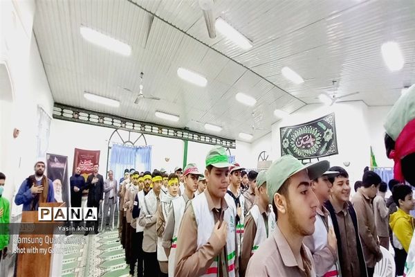 نواختن زنگ استکبارستیزی در مدارس شهرستان عباس آباد