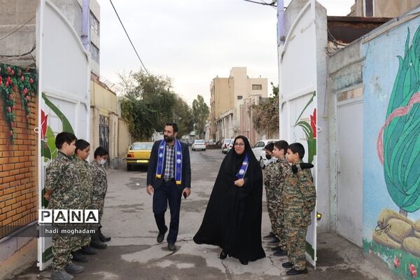 زنگ استکبار ستیزی و صبحگاه مشترک تشکل‌های دانش‌آموزی مشهد