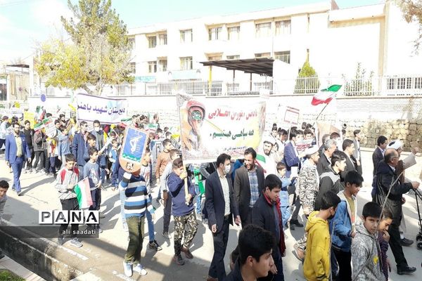راهپیمایی 13 آبان در شهرستان کلات خراسان رضوی