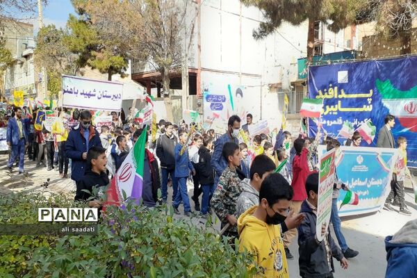 راهپیمایی 13 آبان در شهرستان کلات خراسان رضوی
