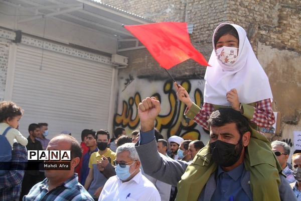 راهپیمایی یوم الله 13 آبان در بهبهان